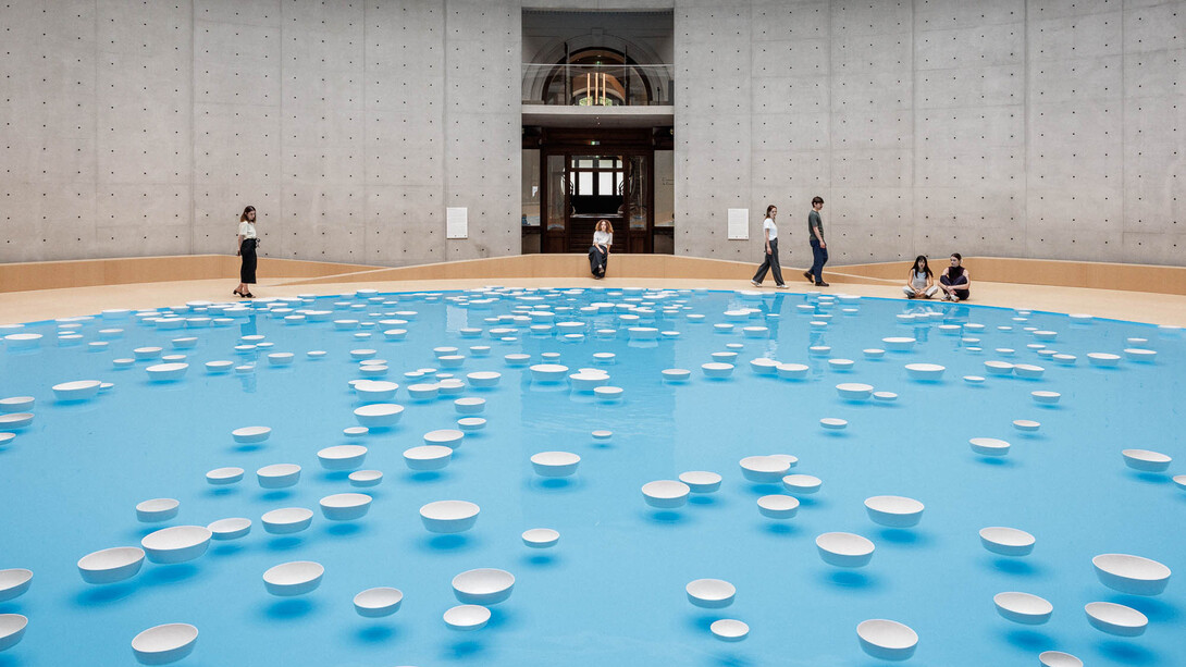 Céleste Boursier-Mougenot, exhibition view. Courtesy of Pinault Collection