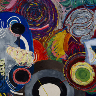 Katherine Porter, Joie de vivre (detail), n.d. Courtesy of LewAllen Galleries