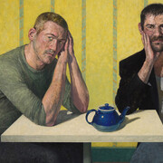 Forrest Williams, Blue teapot (detail), 2025. Courtesy of the Schoolhouse Gallery