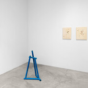 Tetsuya Yamada, 7 sculptures and paintings in ceramic, exhibition view. Courtesy of Paula Cooper Gallery