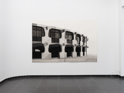 Julia Cottin, Faire le mur, vue de l'exposition. Avec l'aimable autorisation de la galerie Valerie_Troost