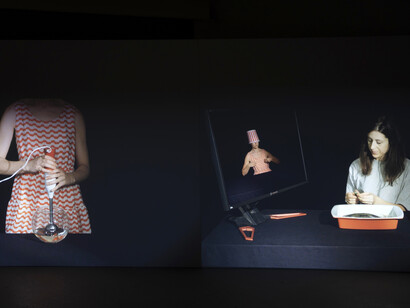 Ana Rebordão, Within a kiss, exhibition view. Courtesy of Meno Parkas Gallery