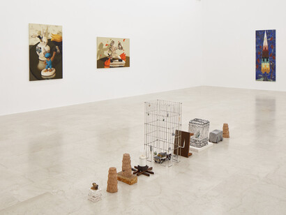 Artisti vari, What the eye brought back, veduta della mostra. Per gentile concessione di P420