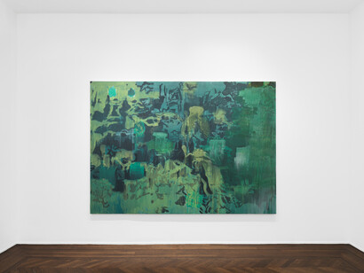 Hurvin Anderson, Repeating yourself, exhibition view. Courtesy of Michael Werner Gallery