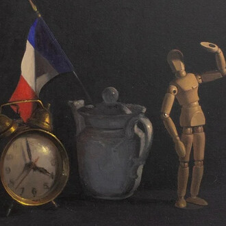 Grégory Derenne, Le pantin (détail), 2025. Avec l'aimable autorisation de la Galerie Backslash