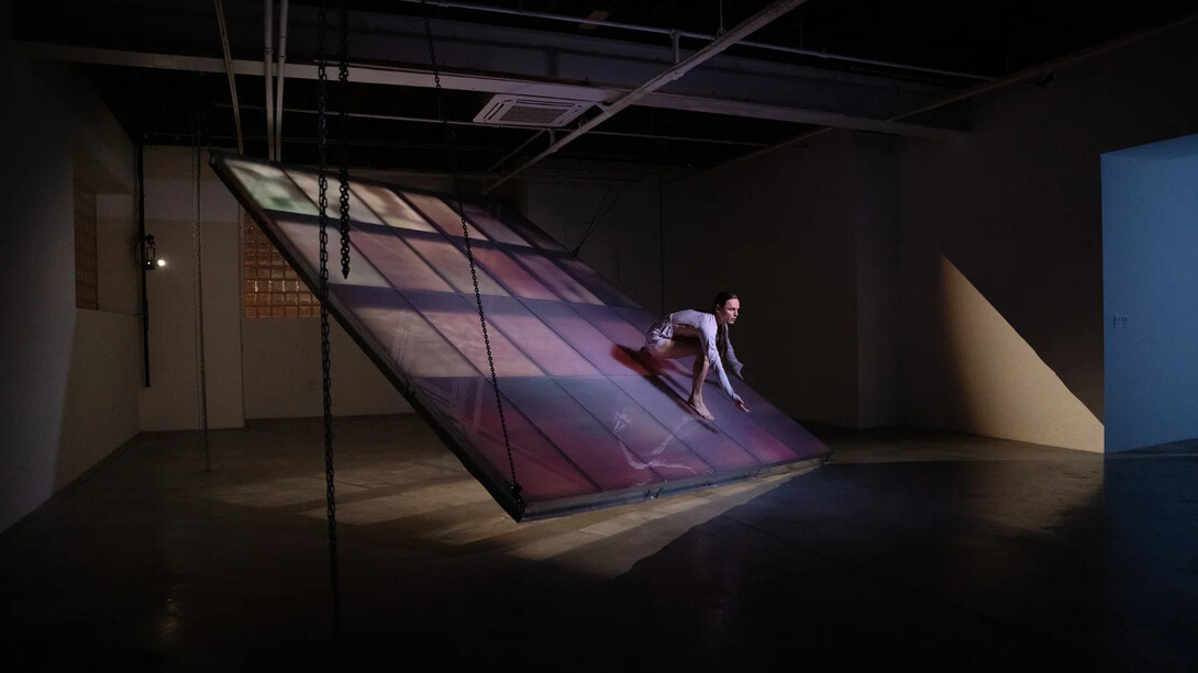 Heron. Winter performance series 2026, exhibition view. Courtesy of Carvalho 