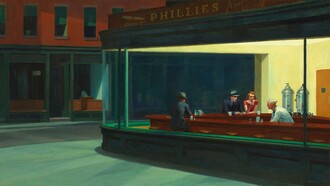 Edward Hopper, Halcones nocturnos (1942)