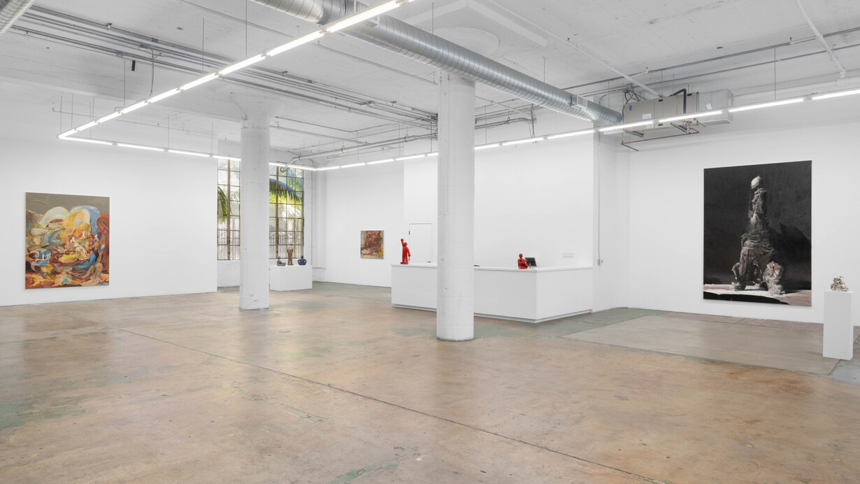 Various artists, The body does not explain itself, exhibition view. Courtesy of Nicodim Gallery