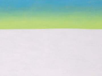 Georgia O'Keeffe, Sky Above the Flat White Cloud II (1960–1964)