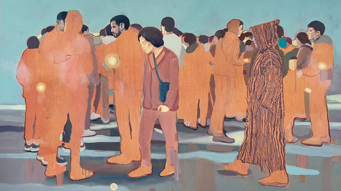 Nabil El Makhloufi, Résonances. Avec l'aimable autorisation de la Galerie d'art L'Atelier 21
