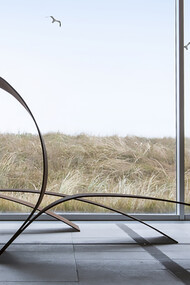 Sculptural wooden chairs, The Hague,  Netherlands