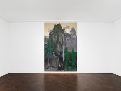 Hurvin Anderson, Repeating yourself, exhibition view. Courtesy of Michael Werner Gallery