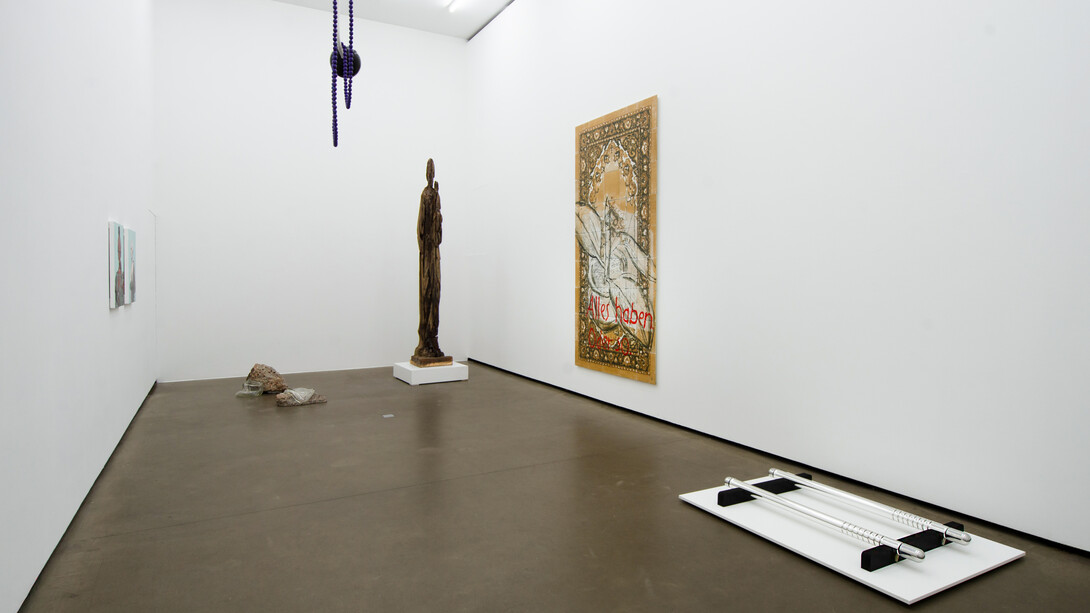 Verschiedene künstler, Showcase, ausstellungsansicht. Mit freundlicher genehmigung der Galerie Eigen + Art