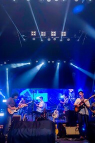 Rock and Roll band performing during North East Rock and Roll festival, India