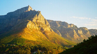 Table Mountain from near Lion’s Head, Cape Town, photographed by Jade Stephens