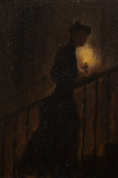 Bernard Lamotte, Figure with candle. Courtesy of Vose Galleries