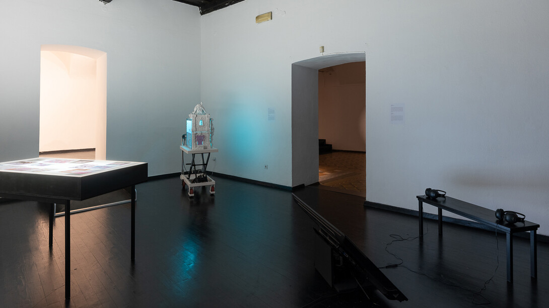 Various artists, A bright past is ahead of us, exhibition view. Courtesy of Škuc Gallery