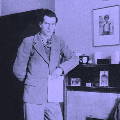 Marshall McLuhan in Cambridge, England. Aufnahme um 1940