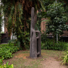Diversos artistas, Jardim de esculturas, vista da exposição. Cortesia da Pinacoteca