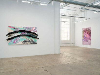 Rodney McMillian, Some lives in the sunshine, exhibition view. Courtesy of Vielmetter