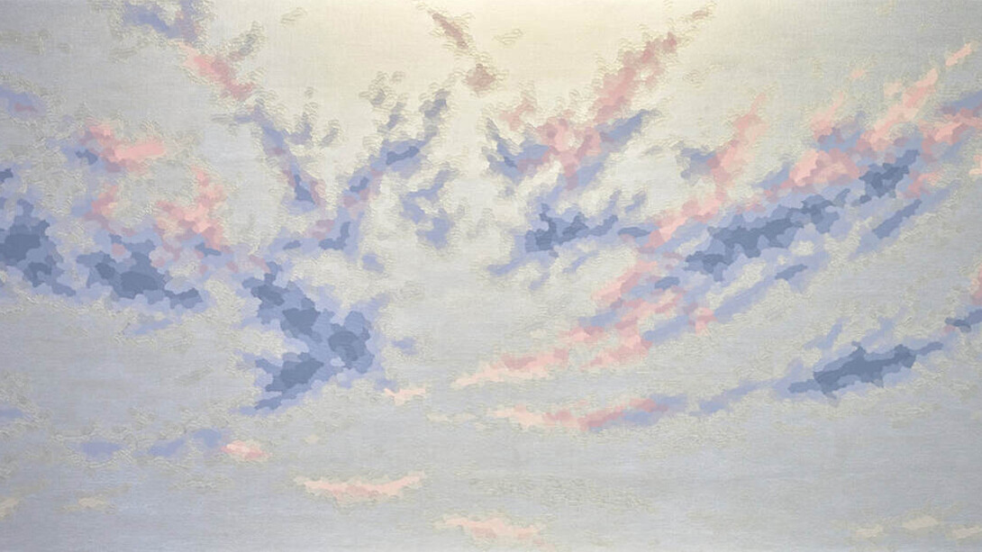 Elaine Coombs, Rapturous skies (gold) (detail). Courtesy of Andrea Schwartz Gallery