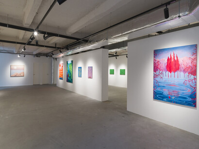 Various artists, Dear world, exhibition view. Courtesy of König Telegraphenamt