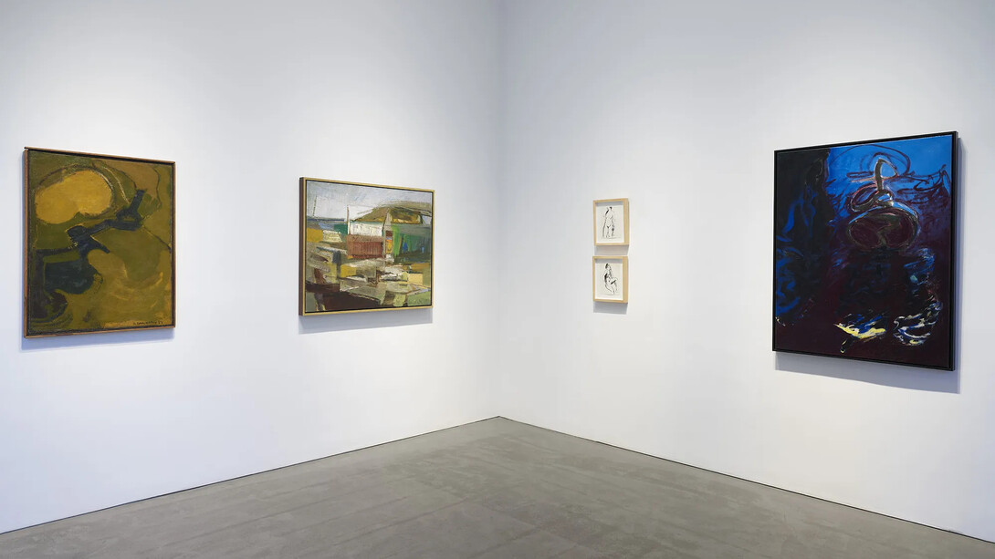 Various artists, West coast women of abstract expressionism, exhibition view. Courtesy of Berry Campbell 