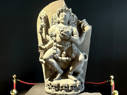 The Indonesia National Museum's repatriation exhibit featuring sculptures of Singosari deities, reminding visitors of the once-lost treasures that are now home, bridging ancient Indonesian history with its modern identity