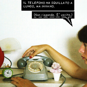 Nicole Gravier, Non risponde [He doesn’t respond], 1976-78. Courtesy of the artist / Ermes Ermes, Roma / Les
Douches la Galerie, Paris © Nicole Gravier