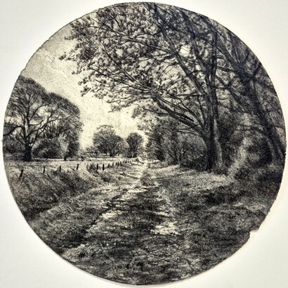 Michael Wann, Summer avenue 1, 2025. Courtesy of Solomon Fine Art