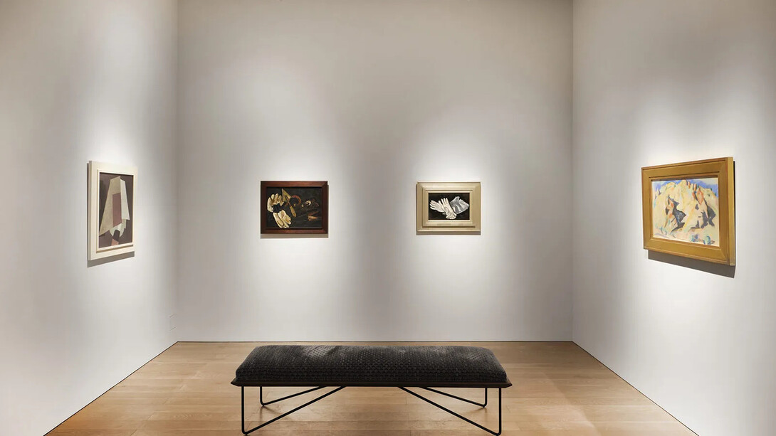 Marsden Hartley, exhibition view. Courtesy of Schoelkopf Gallery