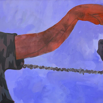 Katja Farin, The crows watch (detail), 2025. Courtesy of Gaa Gallery