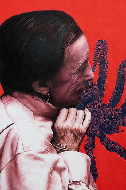 Yigal Ozeri, Louise Bourgeois, 2025. Courtesy of Ethan Cohen Gallery