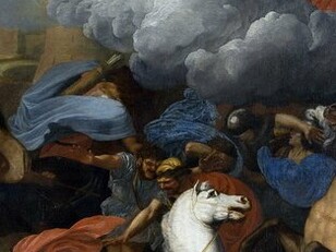 "Conversión de San Pablo", óleo sobre lienzo, Michael Willmann, siglo XVII