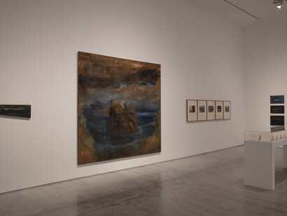 Juan Uslé, That ship on the mountain, exhibition view. Courtesy of Museo Reina Sofía