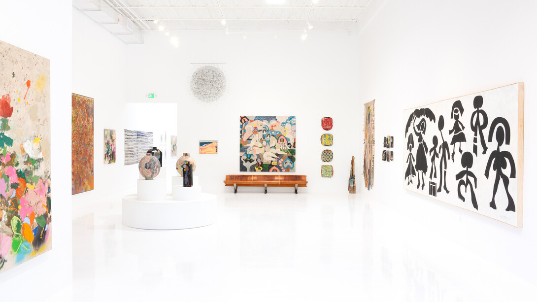 Various artists, Cross generational: 1950 to now, exhibition view. Courtesy of Eric Firestone Gallery