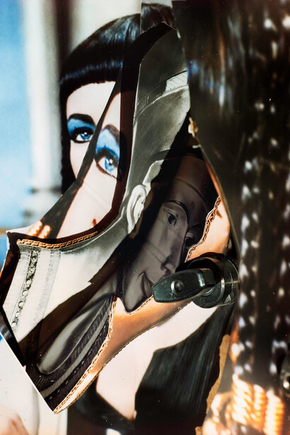 David Alekhuogie, Nefertiti as Elizabeth "A reprise", 2024. Courtesy of Yancey Richardson Gallery