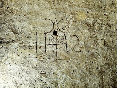 Graffiti in the prison cell. Photo by Mauro Montini ©Narni Sotterranea