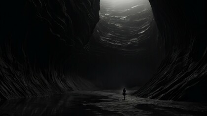 Descent into darkness reveals the quiet spaces where clarity begins