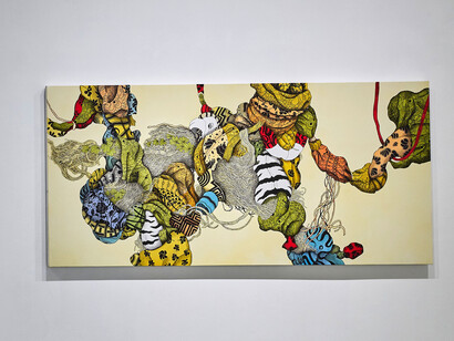 Kemalezedine, Liminal relic, exhibition view. Courtesy of Mizuma Gallery 