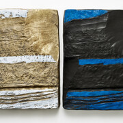 Erika Verzutti, The Dress, 2015, Bronze and acrylic, Diptych © The Artist; Courtesy Alison Jacques Gallery, London; Photography Michael Brzezinski
