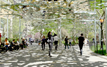 Teresita Fernández: Fata Morgana in Madison Square Park, USA