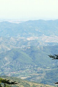 Panorama dal Monte Gropà, Alessandria, Italia