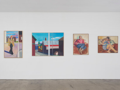 Louisa Matthiasdottir, exhibition view. Courtesy of Tibor de Nagy Gallery