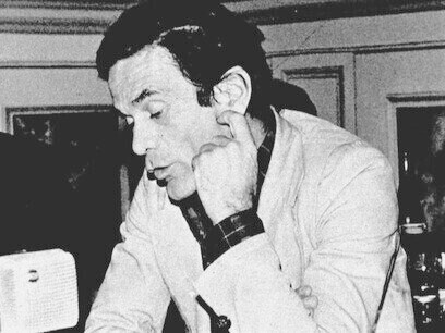 Photo de l'écrivain et du réalisateur italien Pier Paolo Pasolini prise en 1975