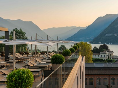 Area lounge, Hilton Lake Como, Como, Italia