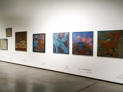 Ojārs Ābols, Man’s absurd projects on Earth, exhibition view. Courtesy of Latvian National Museum of Art