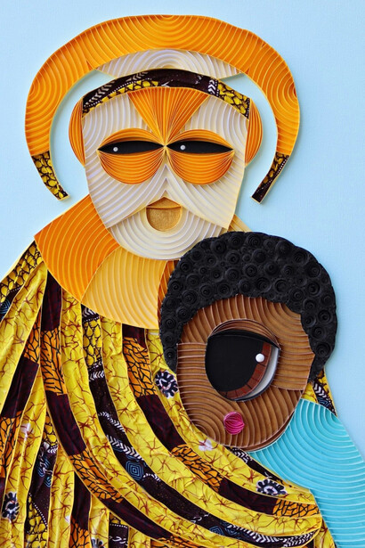 Ayobola Kekere-Ekun, Portrait of another life III, 2024. Courtesy of Rele Gallery