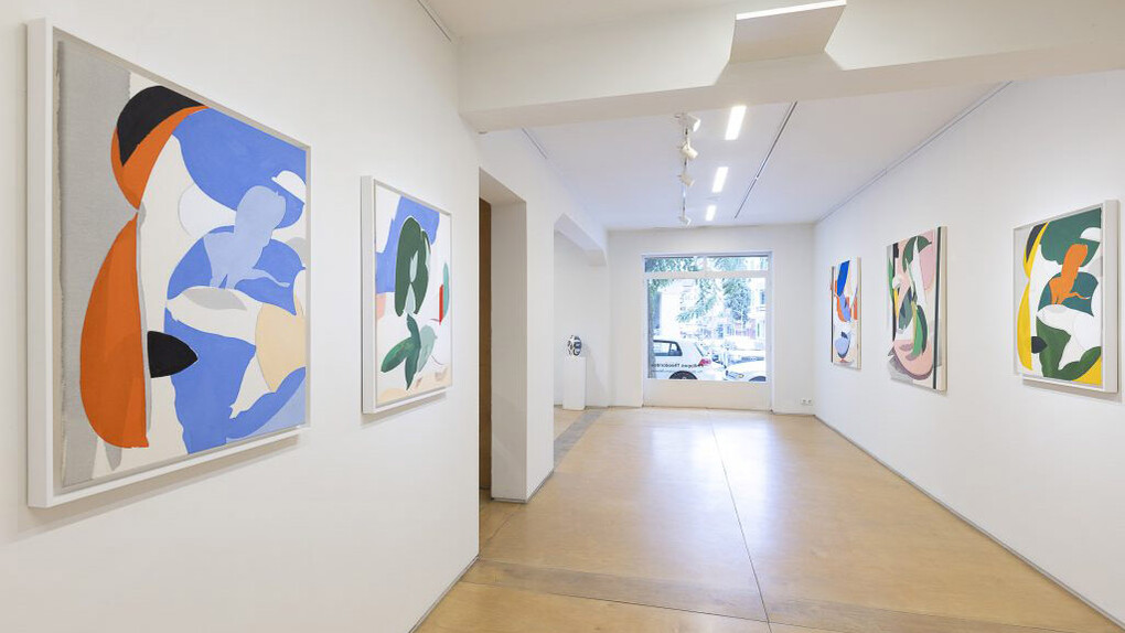 Philippos Theodoridis, The sound of the leaves between, exhibition view. Courtesy of Nitra Gallery 