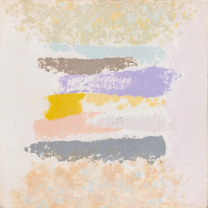 Friedel Dzubas, Untitled, 1981. Courtesy of Lincoln Glenn Gallery